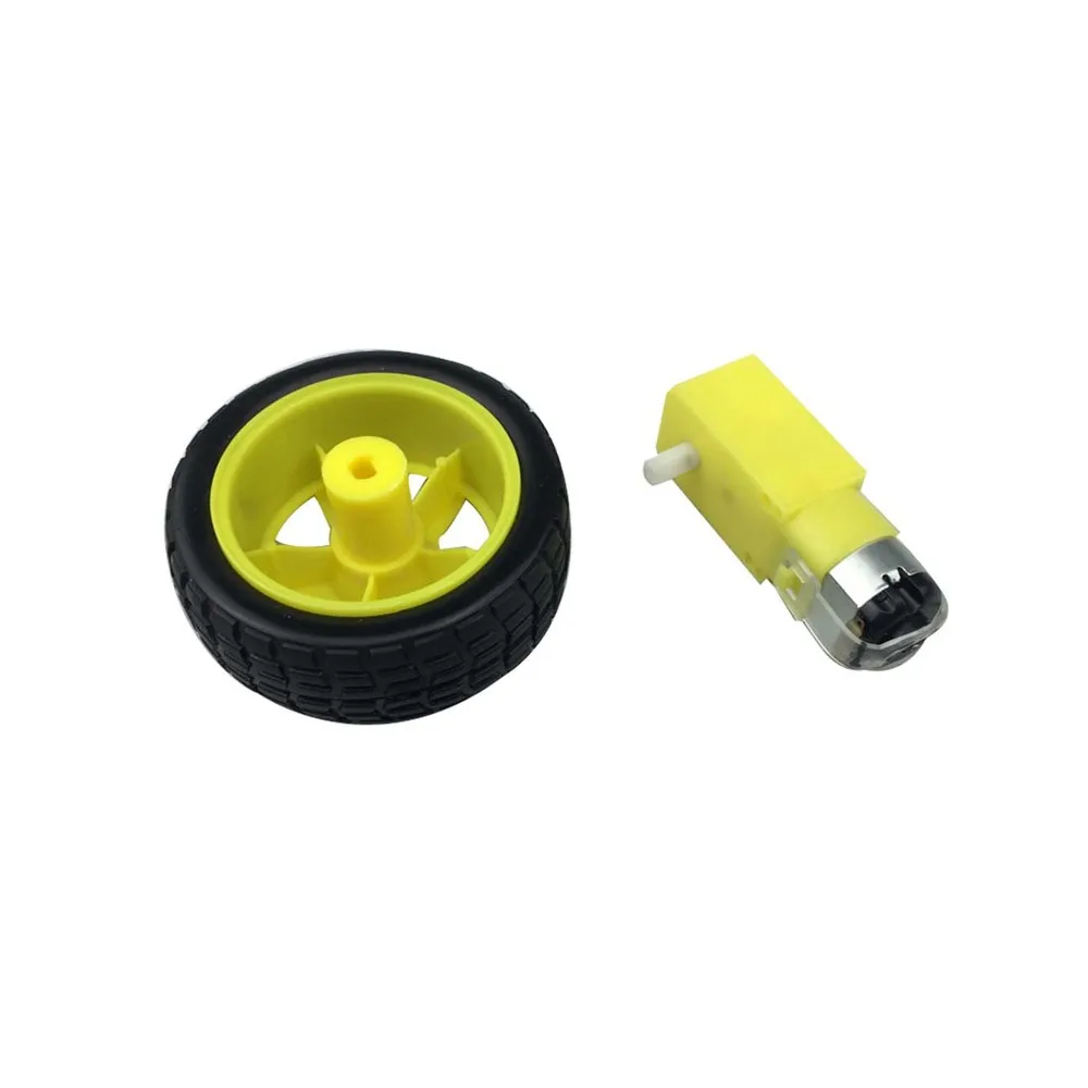 Умный автомобиль робот шины колесо + DC мотор редуктор дистанционное управление