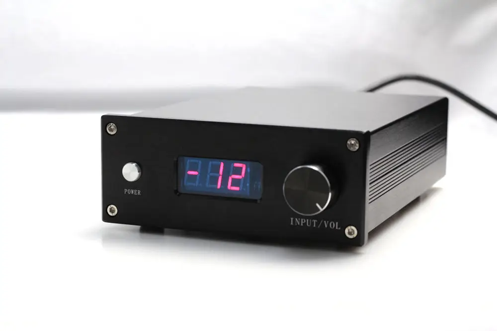 Hi Fi PGA2311 дистанционное управление объем Управление предусилитель Стерео с 4 пути