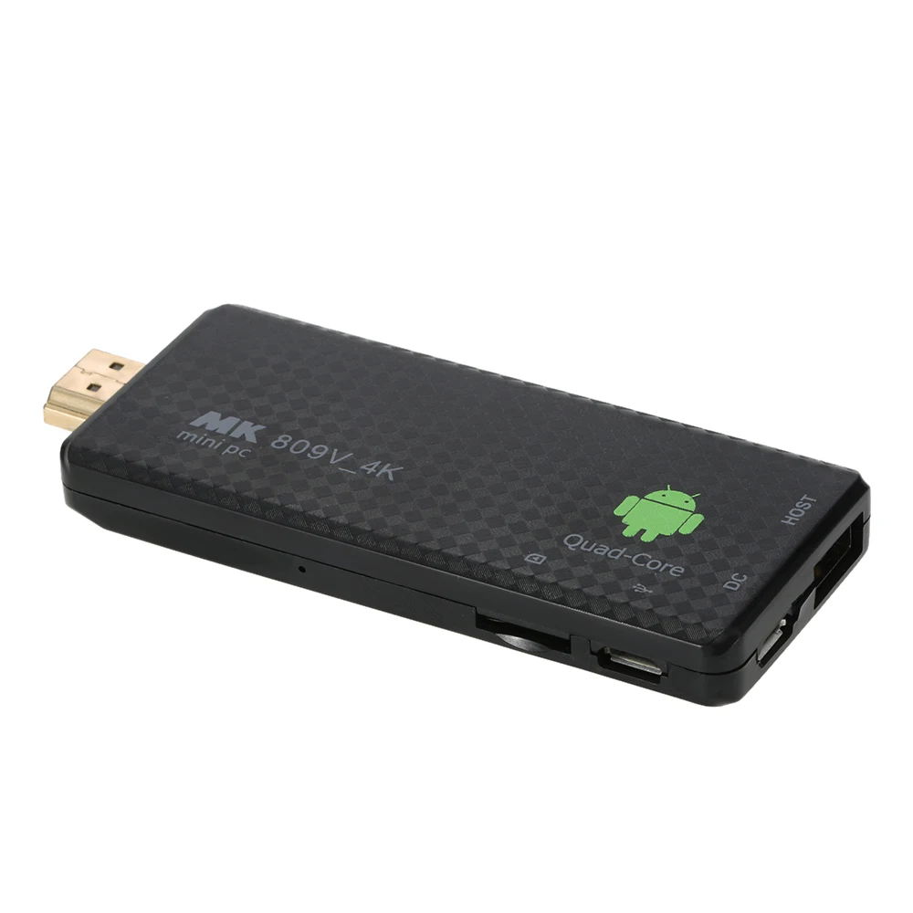 MK809 IV Android 5 1 Смарт ТВ ключ RK3229 четырехъядерный 1G/8G UHD 4K HD мини ПК Miracast/DLNA H.265 WiFi