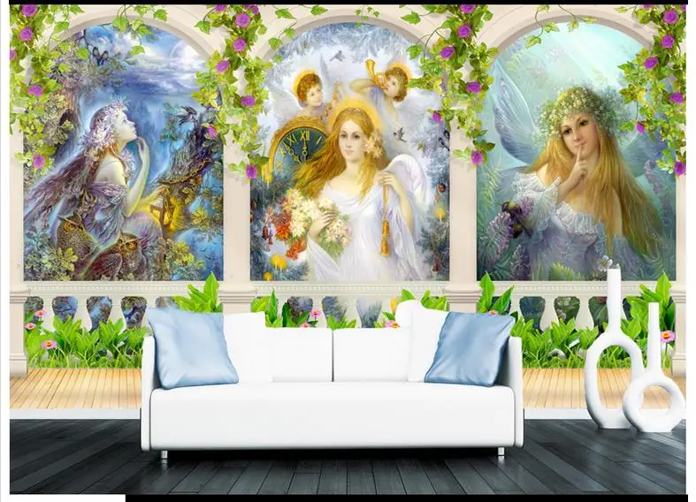 Высококачественные пользовательские фото обои фрески настенная Европейская