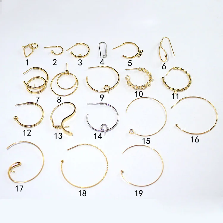 2 шт. корейские полукруглые геометрические серьги металлические нестандартные