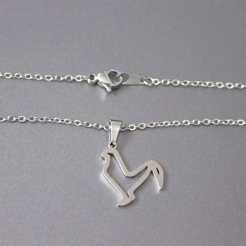 Ожерелье с петухом на подвеске из нержавеющей стали 1 шт. | Украшения и аксессуары