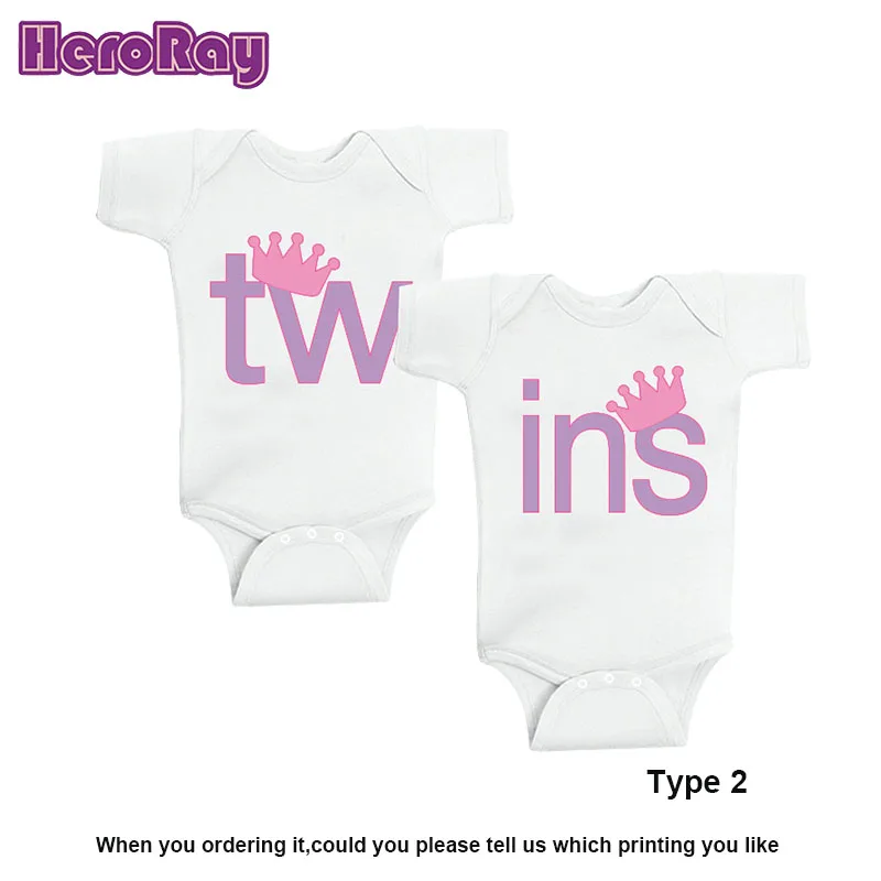 Детская одежда для близнецов рубашка принцессы мальчиков и девочек боди малышей