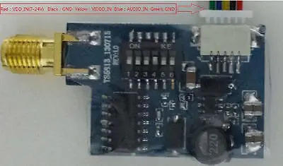 Boscam TS5823 5 8G 200mW 32CH FPV мини беспроводной av-передатчик модуль для | Игрушки и хобби