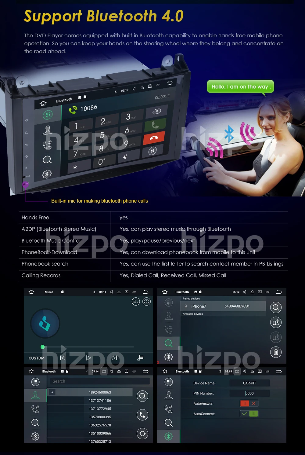 HIZPO OTCA core 4G ram Автомобильный мультимедийный плеер для Mercedes/Benz/W169 W245 W639 W906 Sprinter B160 B170 B200 TPMS DAB+ OBD2 HD tv