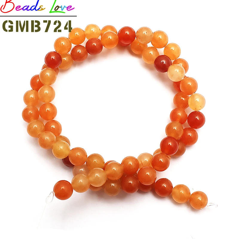 Бусины Из Натурального Красного кварца с авантюрином для изготовления ювелирных