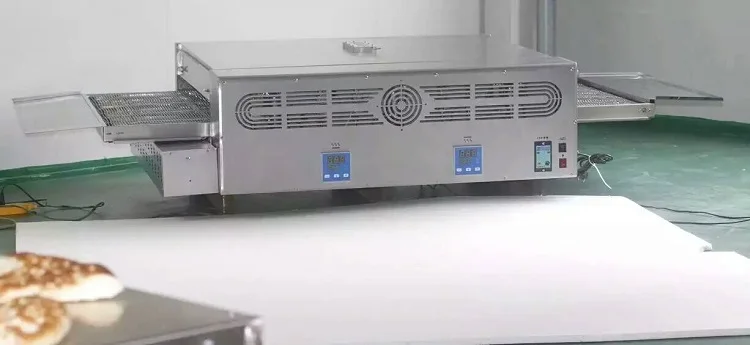 2017 запеченные пиццы 1100X570X370MM KN 12 электрическая конвейерная печь для с бесплатной