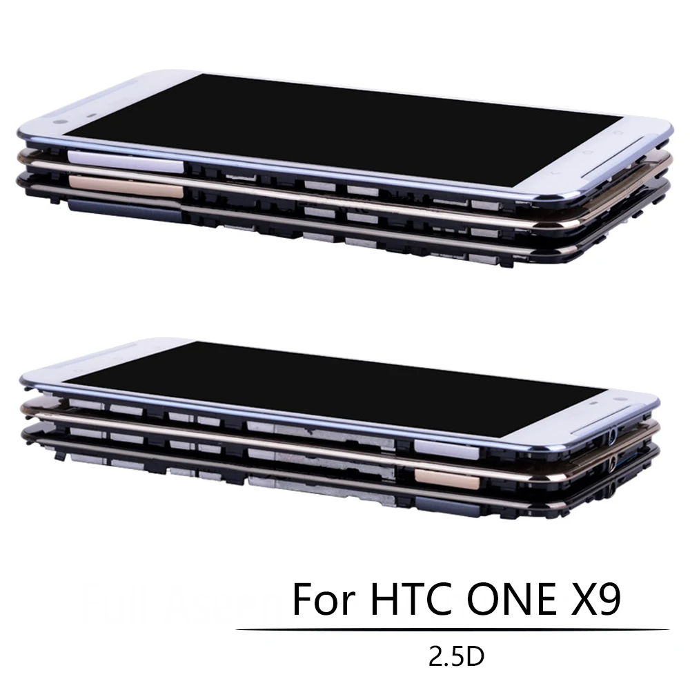 5 &quotips ЖК дисплей сенсорный экран с рамкой для htc One X9 дигитайзер в сборе