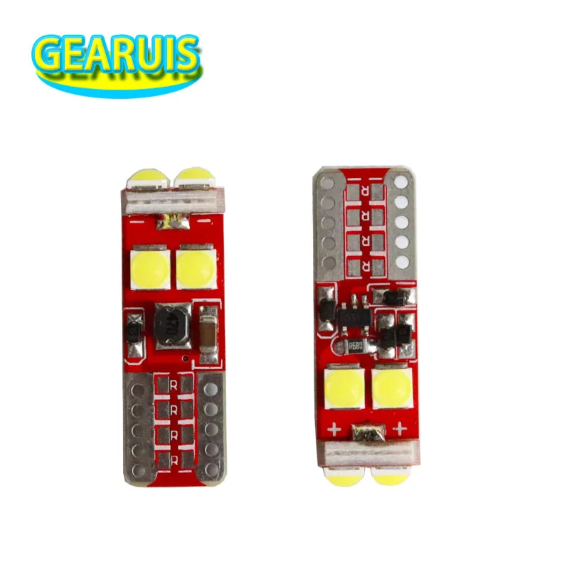 12V автомобиль T10 1 Вт Светодиодный 6 SMD 3535 6SMD 0.09A 194 168 W5W неполярный авто чтения