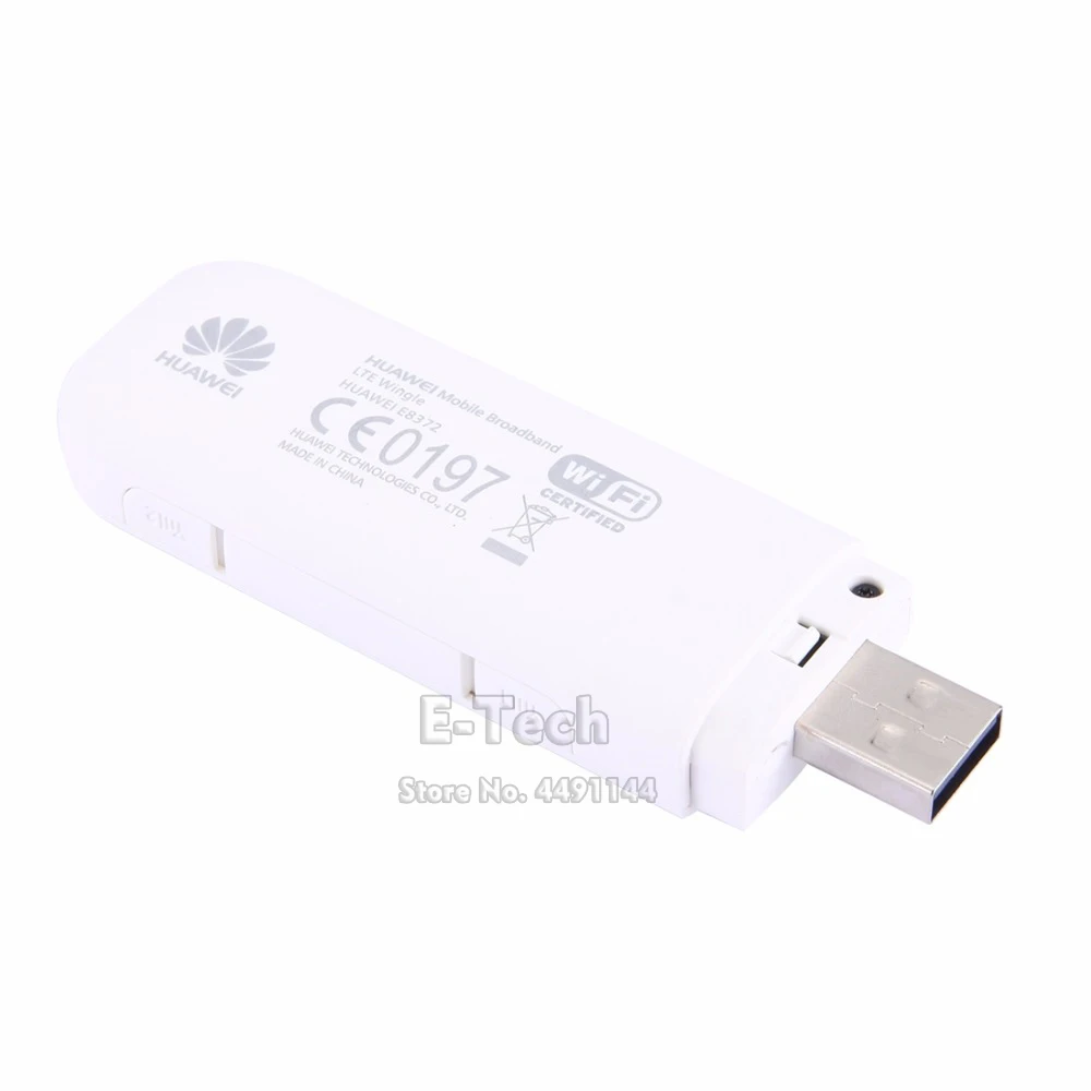 Разблокированный huawei E8372 E8372h-608 4G LTE 150 Мбит/с USB модем и антенна USB WiFi ключ 4G модем carfi поддержка 10 пользователей Wifi