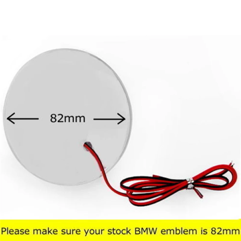 Эмблема KEYECU для BMW 1 3 5 7 Series X3 X5 X6 белая красная синяя 82 мм шт.|light for|light for bmwlight led |