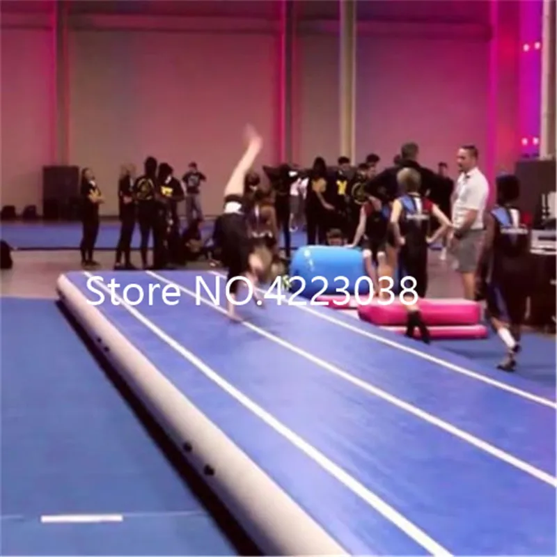 Продажа Бесплатная доставка, 8*2 м надувная дорожка для барабана, батут, воздушная дорожка, гимнастика, надувной воздушный коврик мат-батут, Бесплатн...