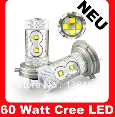 Светодиодный индикатор 60 ВАТТ Nebelscheinwerfer H7 Cree чип Canbus Виль Heller wie 50 Вт|h7 cree|cree h7cree led