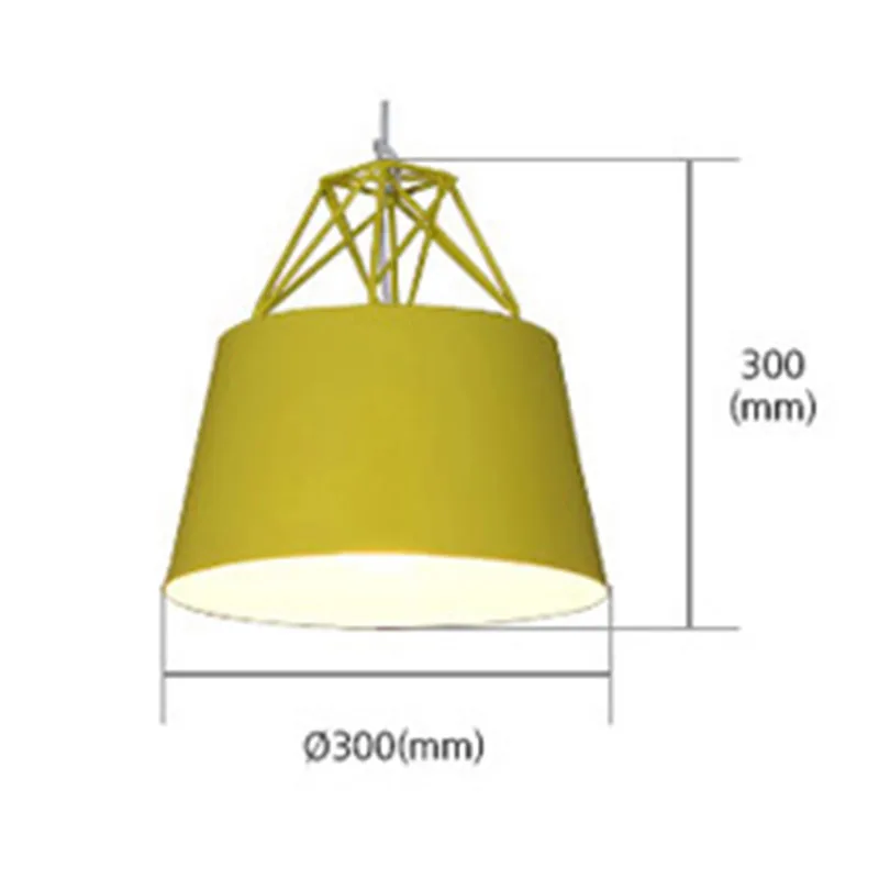 Современный минималистический ресторан Железный подвесной светильник Бар