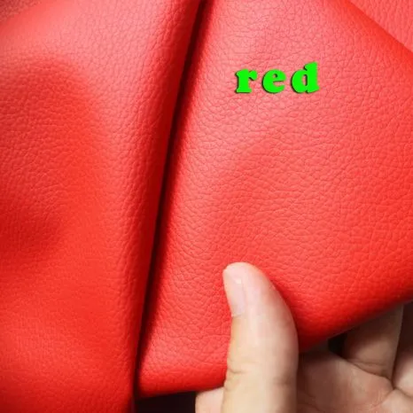 red 100x140 см маленькие личи из искусственной кожи, искусственная кожа, прошитая искусственная кожа. Кожа для мебели - Цвет: red