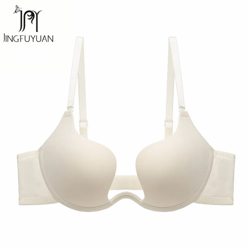 U Shape Bras Seamless Underwear For Women Beautiful Back Brassiere Sexy Push Up Bra Bride Wedding Event Fashion Lingerie | Женская