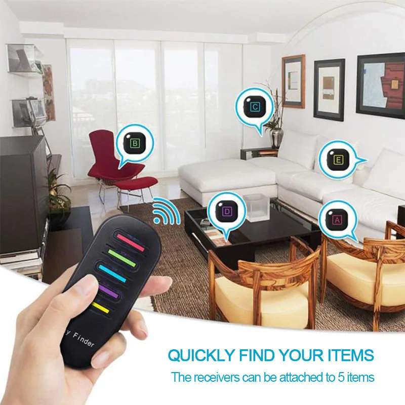 Приемник брелок для поиска ключей Bluetooth 5 в 1 беспроводной пульт дистанционного