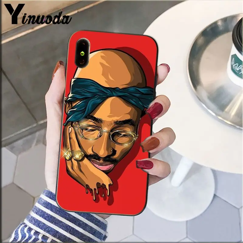 Yinuoda 2pac Tupac и Biggie чехол для телефона высокого качества Apple iPhone 8 7 6 6S Plus X XS MAX 5 5S SE XR