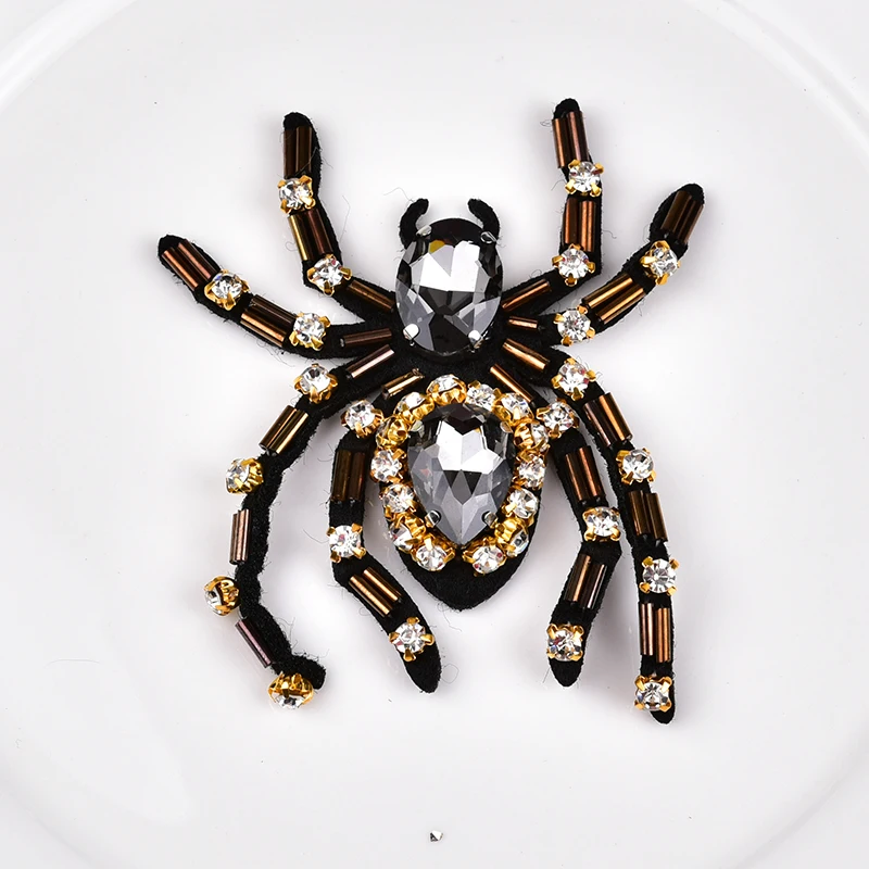 2 шт./лот аппликации со стразами прозрачные AB Кристальные бабочки жемчужины