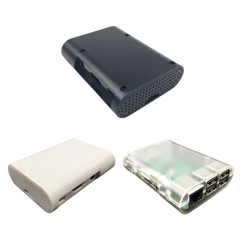 Raspberry Pi 3 Model B ABS чехол пластиковый с черным/белым/прозрачным цветом защитный для 3B