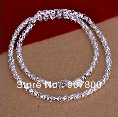 Мужские ювелирные изделия серебряное ожерелье-цепочка модный уличный стиль