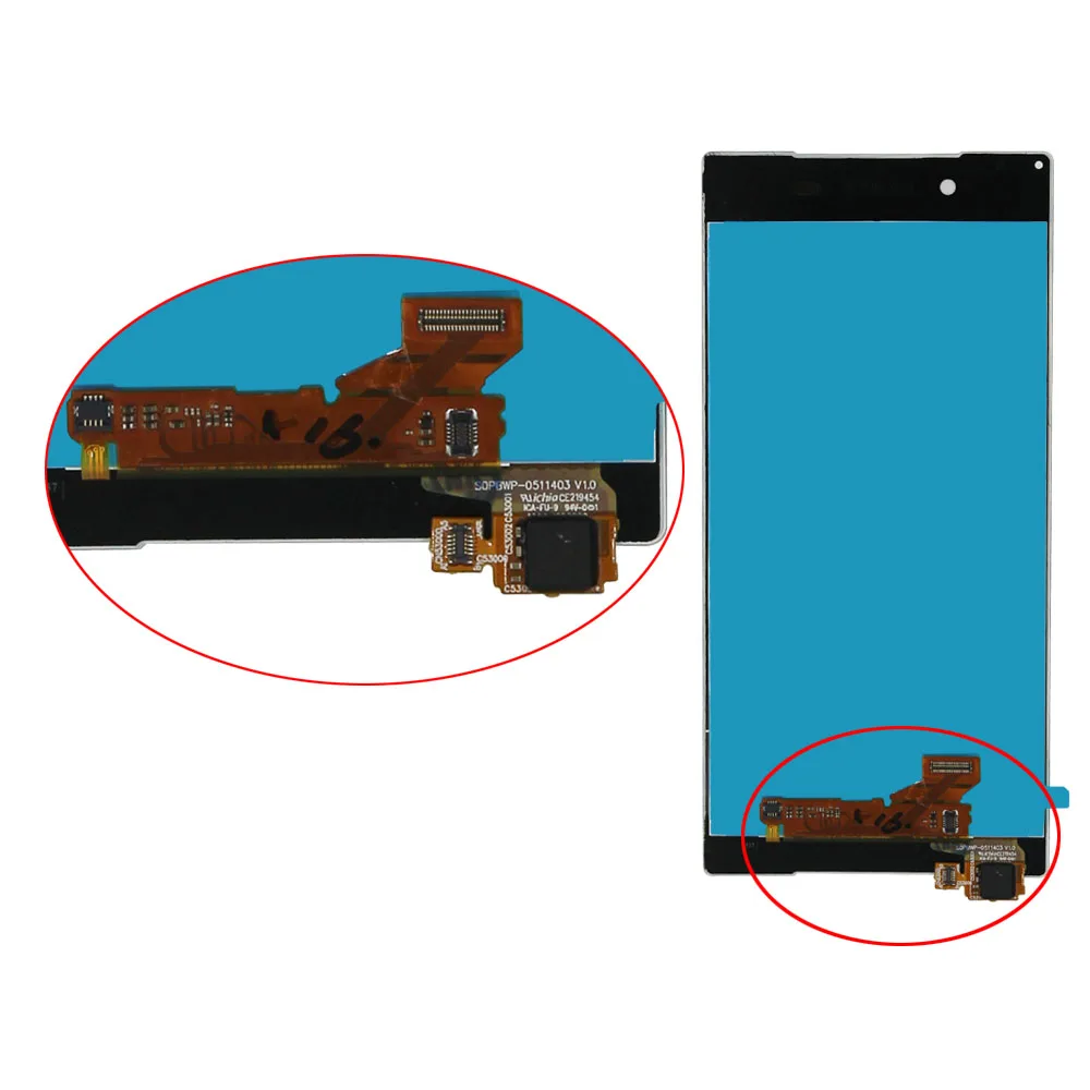 Оригинальный ЖК экран и рамка для Sony Xperia Z5 сенсорный дигитайзер в сборе SONY Dual E6653