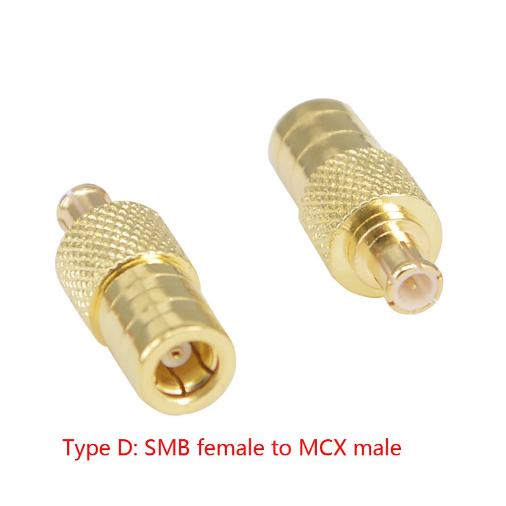2 шт. SMB-MCX RF адаптер SMB к MCX Kit Male Female Coax Соединительный | Обустройство дома