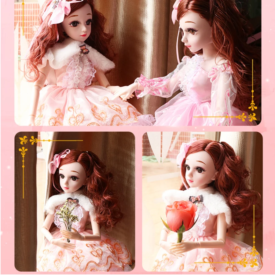 60 см BJD 19 суставов имитация смарт кукла принцесса говорящие игрушки девочка