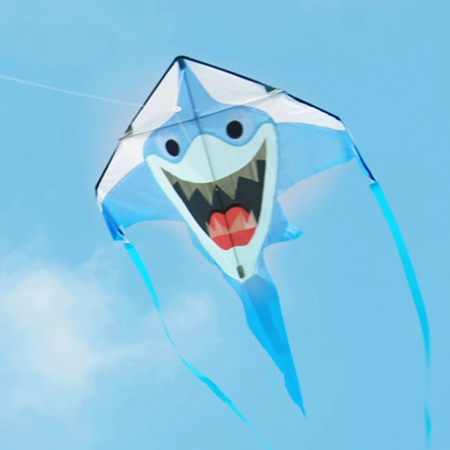 Животное акула трюк крутой воздушный змей ручка линия катушка Спорт Kitesurf