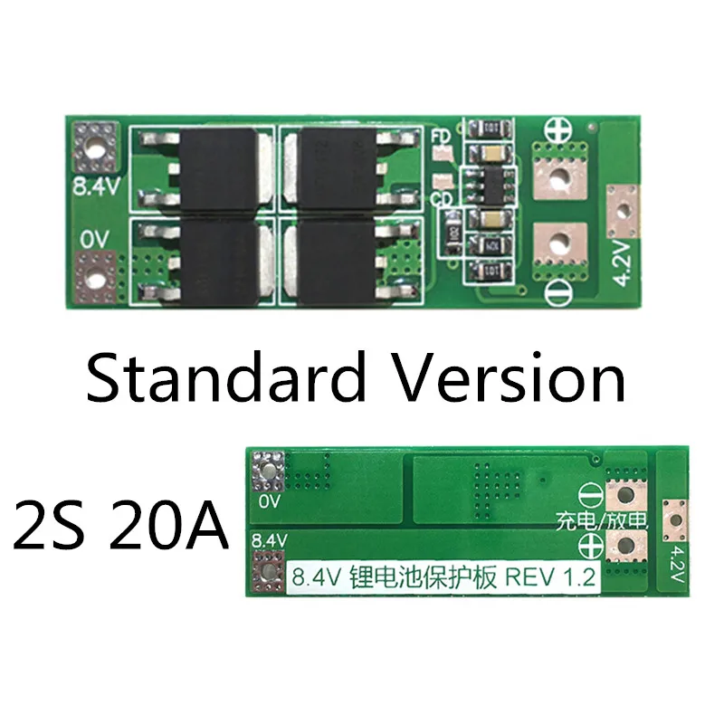 2S 20A 7 4 V 8 18650 Защитная плата литиевой батареи/стандарт BMS платы/баланс|Детали и