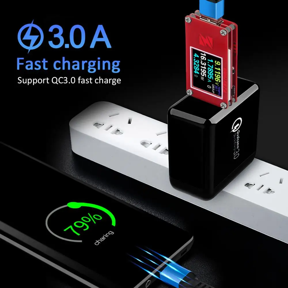 GUUGEI Micro USB кабель Быстрая зарядка 3A адаптер Android прочный тканевый плетеный шнур
