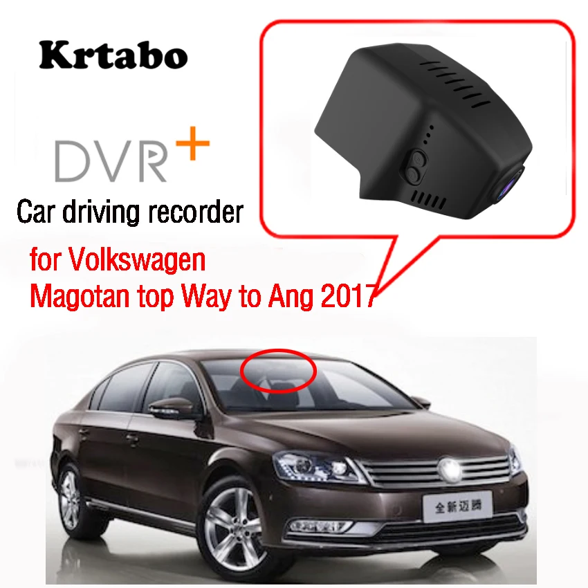 

Для Volkswagen Magotan top с способом до 2017 Автомобильный видеорегистратор Wifi видеорегистратор камера ночного видения приложение управление телефон...