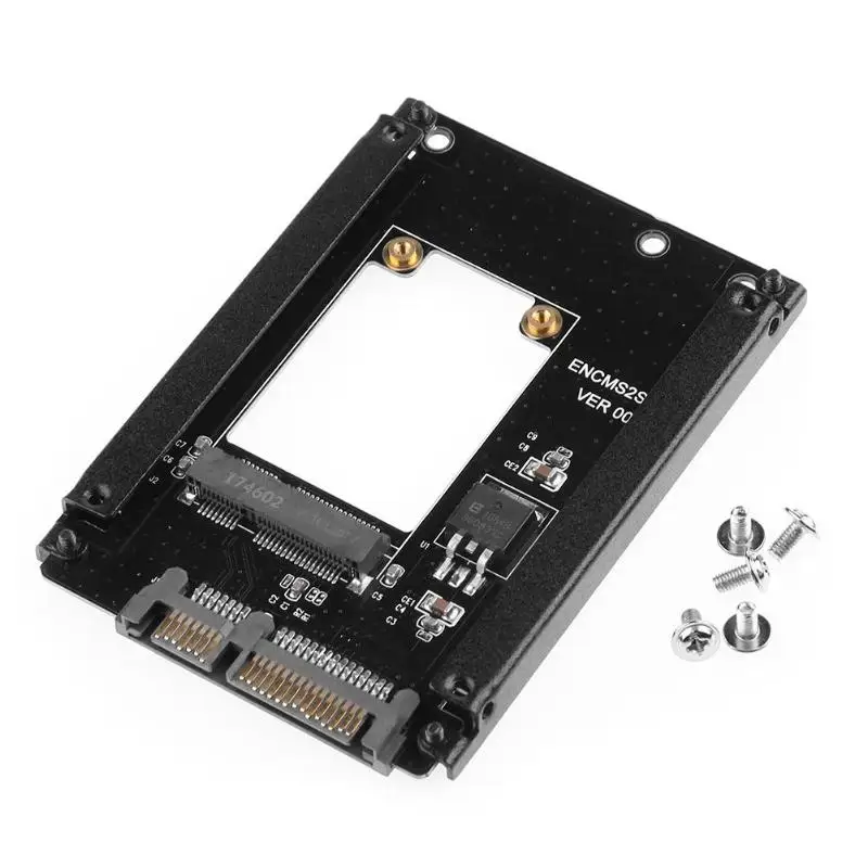 Адаптер mSATA SATA переходник с мини SSD на 2 5 дюйма SATA3 адаптер для INTEL SANDISK Samsung KingSpec