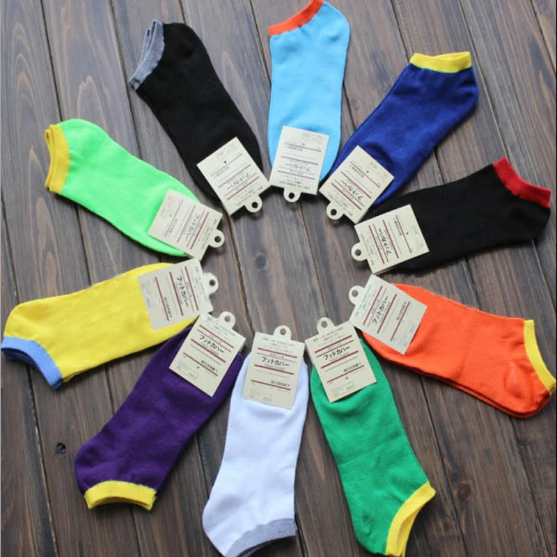 Men's deodorant sweat socks boat socks summer thin section socks color socks cotton cotton influx of men