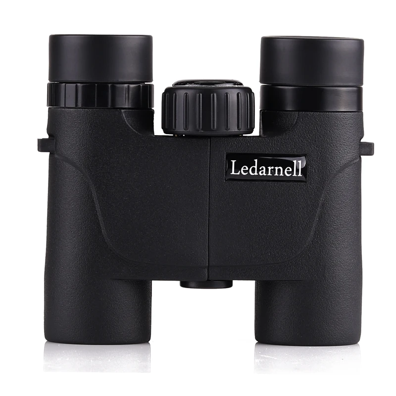 Ledarnell HD 10X26 Водонепроницаемый компактный бинокль BaK4 Крыша Призма широкоугольный