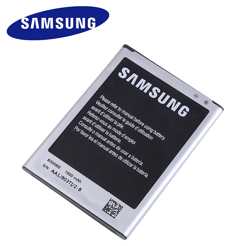 Оригинальный сменный аккумулятор SAMSUNG B500BE для телефона GALAXY S4 Mini I9190 I9192 I9195 I9198 S4Mini