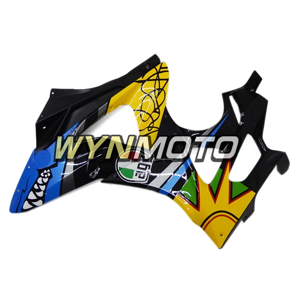 Полный МОТОЦИКЛ ABS пластик впрыска желтый черный синий Чехлы Новый обтекатель