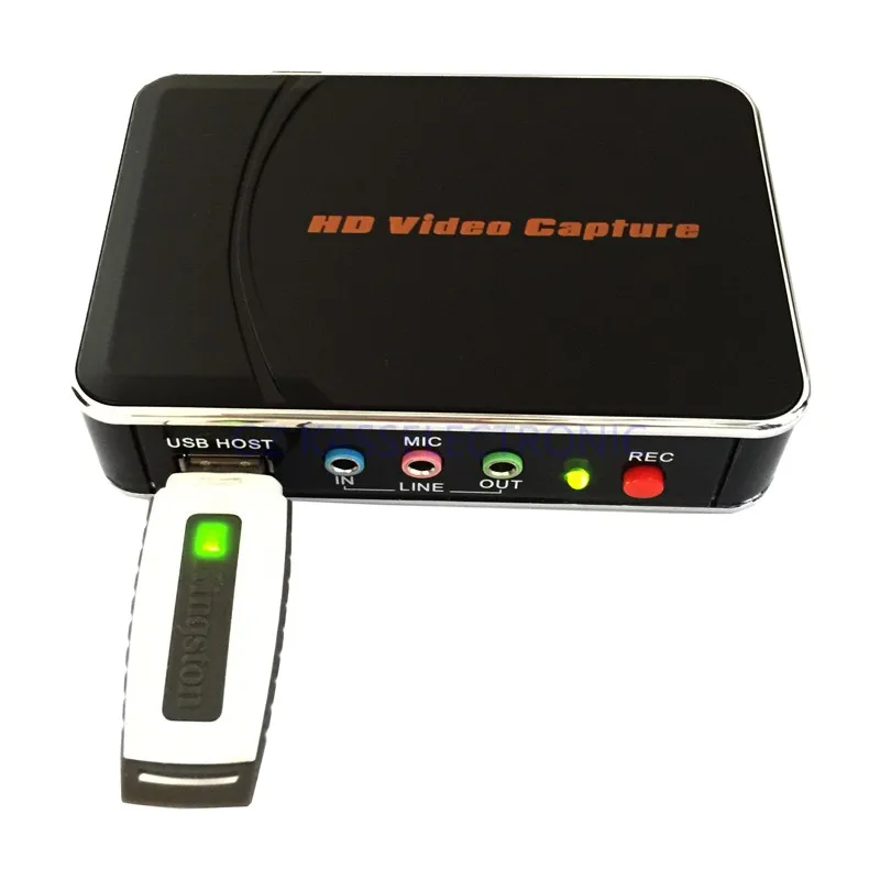 2017 Новый dvd vhs плеер hdmi для Xbox 360 PS3 захват игр преобразование HDMI или YPbPr в USB флэш