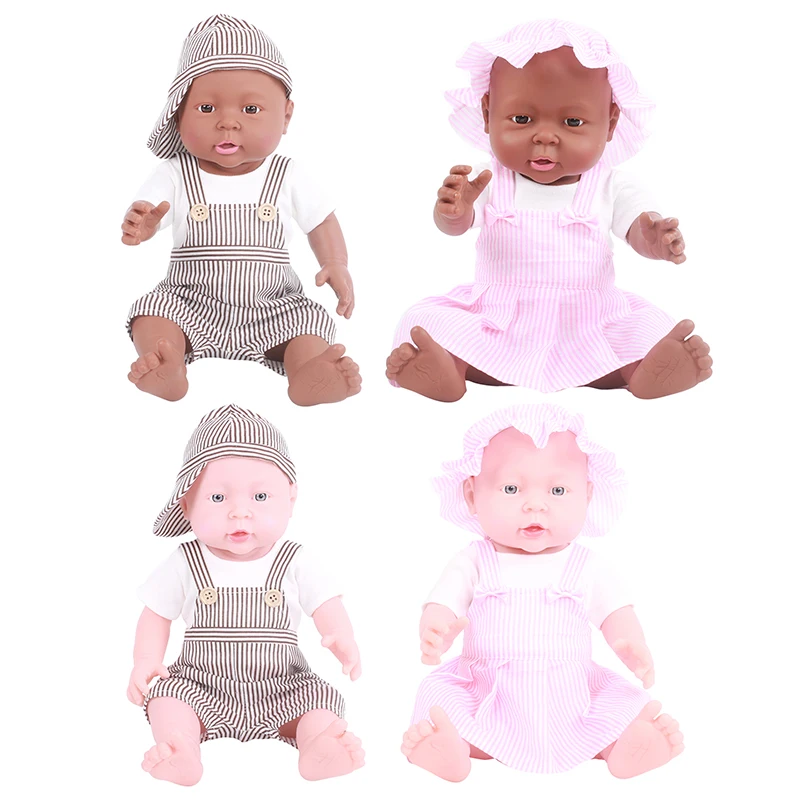 30/41 см новорожденный Детские моделирования куклы мягкий винил Reborn Baby Doll детский сад реалистичные Playmate модель игрушка с одеждой