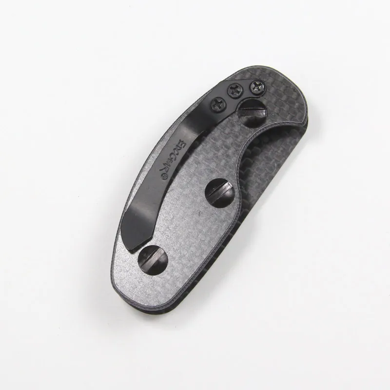 Carbon Fiber Black Уникальный, из углеродного волокна алюминиевый легкий складной органайзер для ключей, Карманный держатель для ключей, инструмент для EDC - Цвет: Carbon Fiber Black
