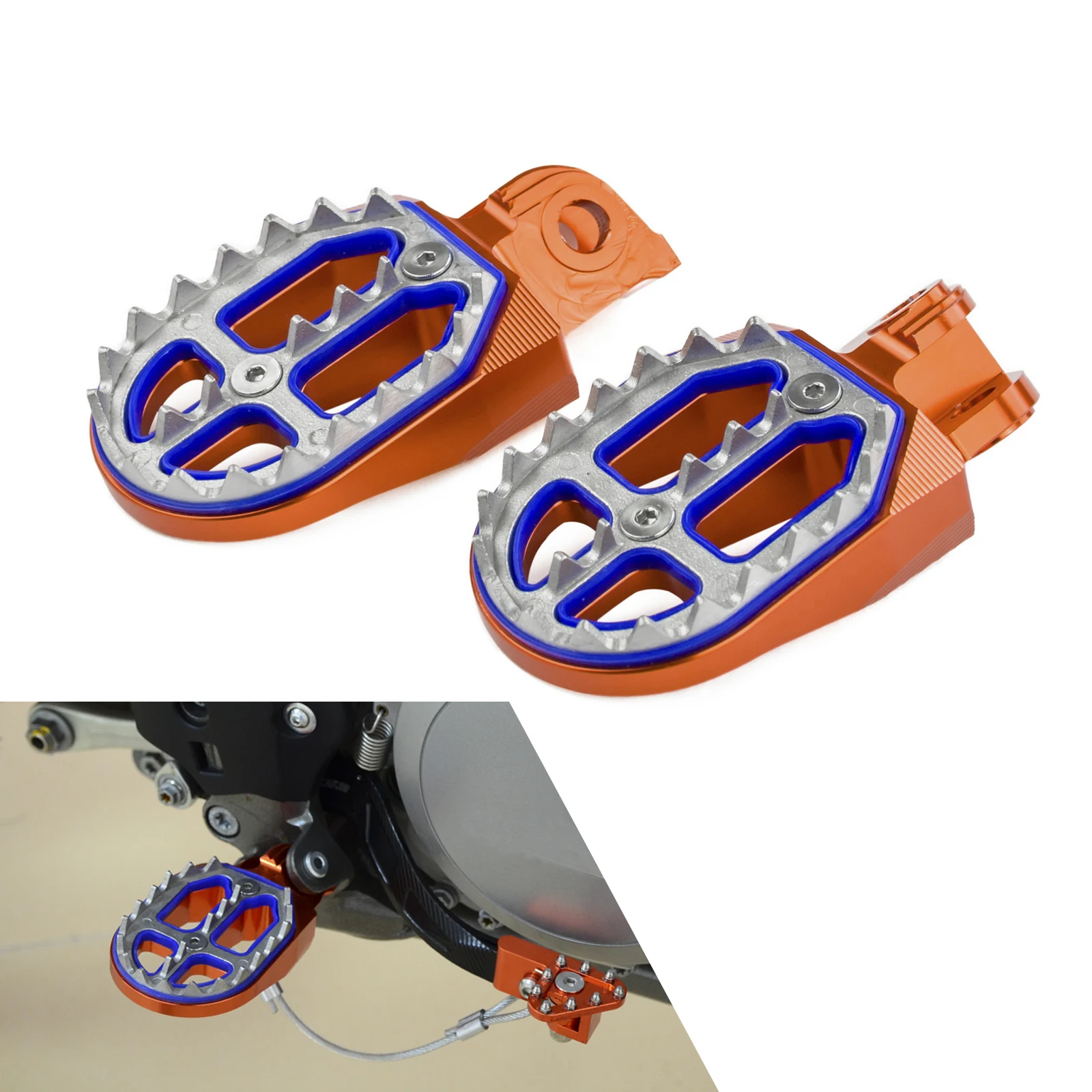 Подставка для ног педаль KTM 690 950 990 1050 1090 1190 1290 Enduro SMC SMR Adventure R S T Super Moto moto 03