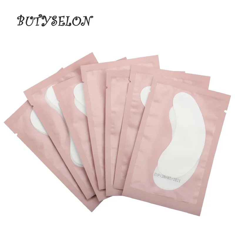 50 пар/л под глазные гель Патчи Наклейки на кончики безворсовые подушечки для глаз