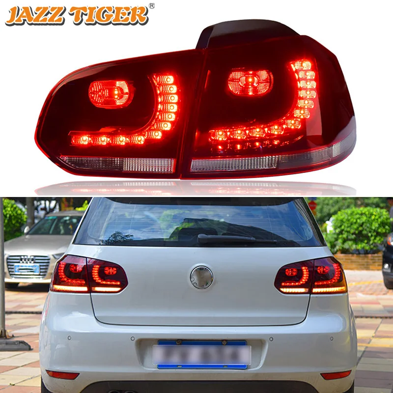 2 шт. автомобиля хвоста светильник в сборе для VW GOLF 6 2008 2013 MK6 светодиодный стоп