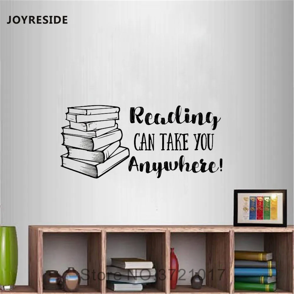 Joystay книга для чтения может взять вас в любом месте стены подарок читателей Декор