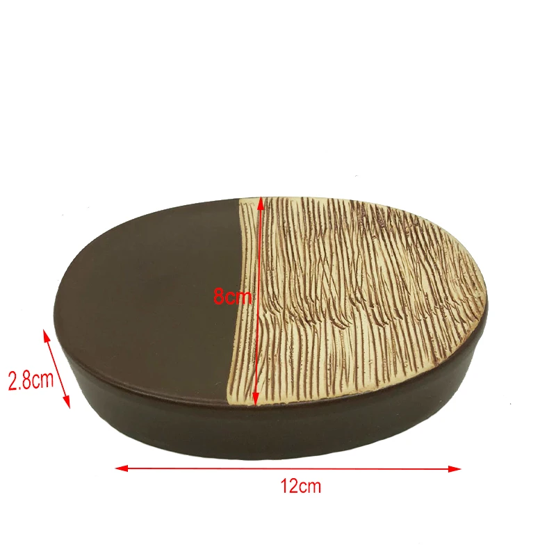 4 набора керамических аксессуаров для ванной комнаты шоколадного цвета