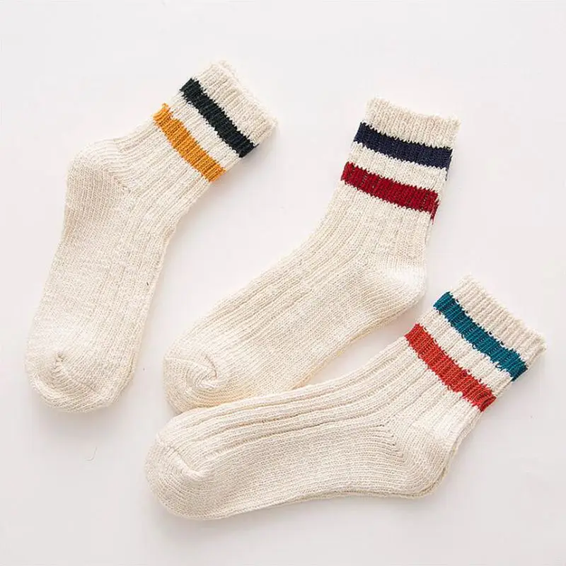 2018 Модные Простые осенне зимние шерстяные ботинки высокого качества носки для