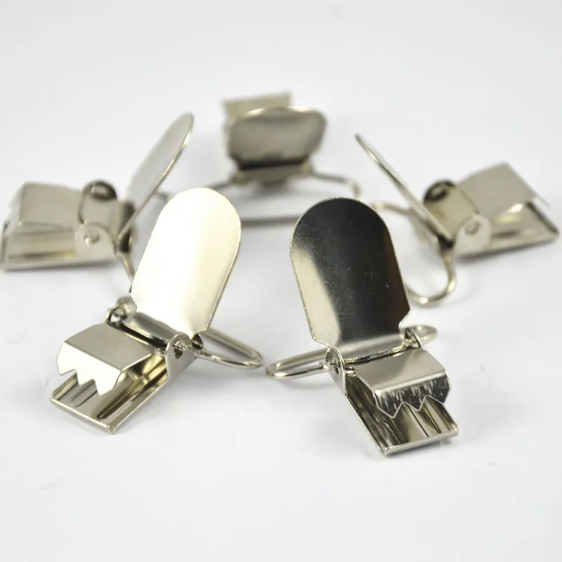 

2pcs 30pcs Metal Hook Pacifier Suspender Clips 10mm 15mm 20mm 25mm 30mm 35mm