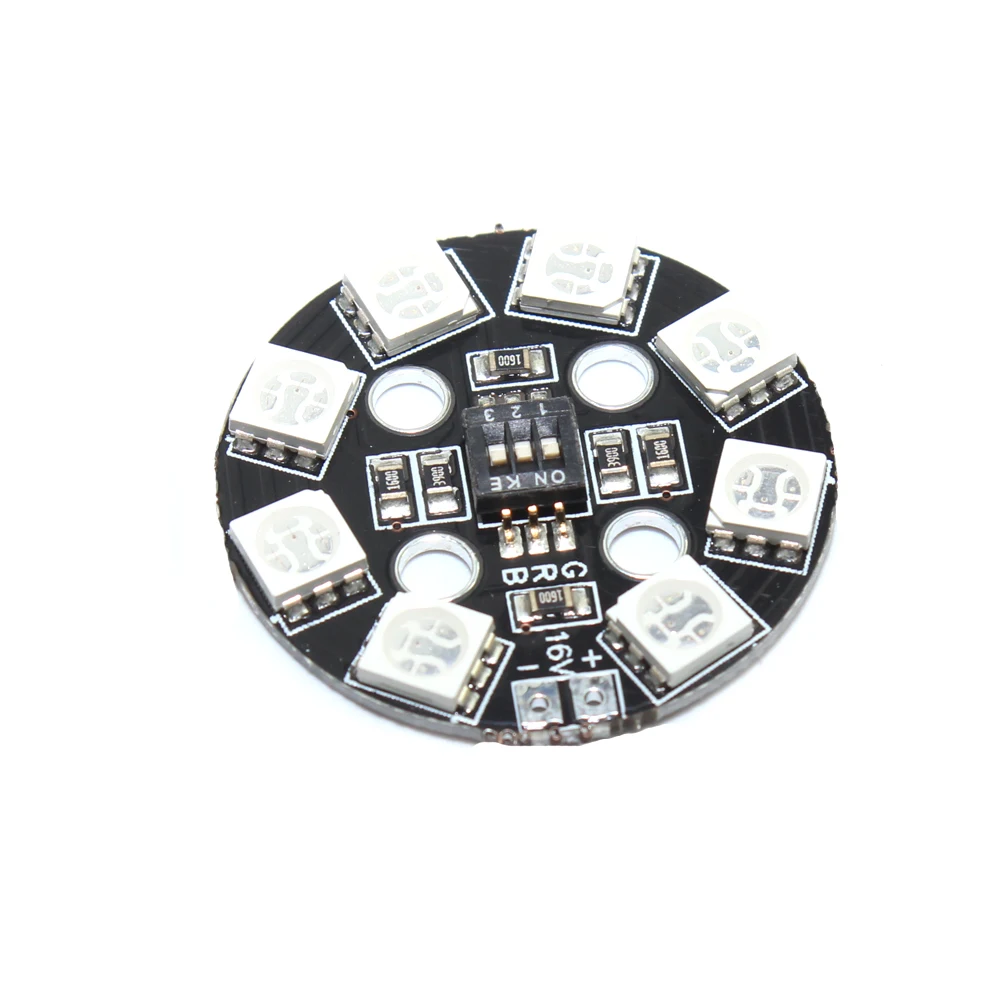 

F17710 RGB LED Round Circle Board 5050 X8/16V for FPV RC Multicopter
