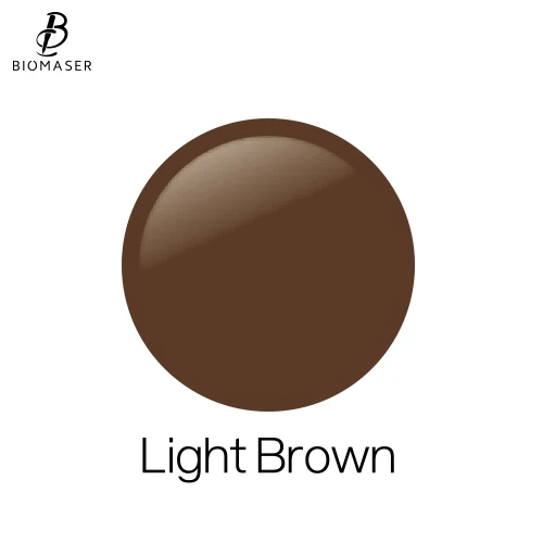 Light Brown Color Biomaser 5 шт./кор., микро лезвия, Перманентный макияж, пигмент, профессиональное коричневое чернил для татуажа бровей/Подводка для глаз/губ Pigmento Цвет татуировки, серебряные ювелирные изделия, поставка - Цвет: Light Brown Color