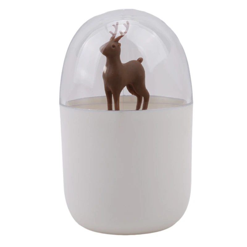 elk 1 шт. креативный милый зубочистка коробка ватные палочки коробка кактус дерево кролик олень Органайзер декоративные настольные аксессуары - Цвет: elk